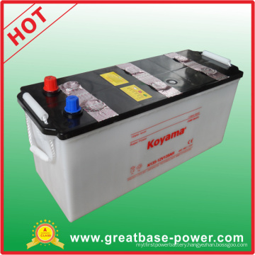 High Rate Capacity Dry Charge Vehicle Battery N135